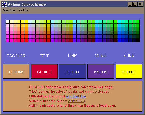 Artima ColorSchemer